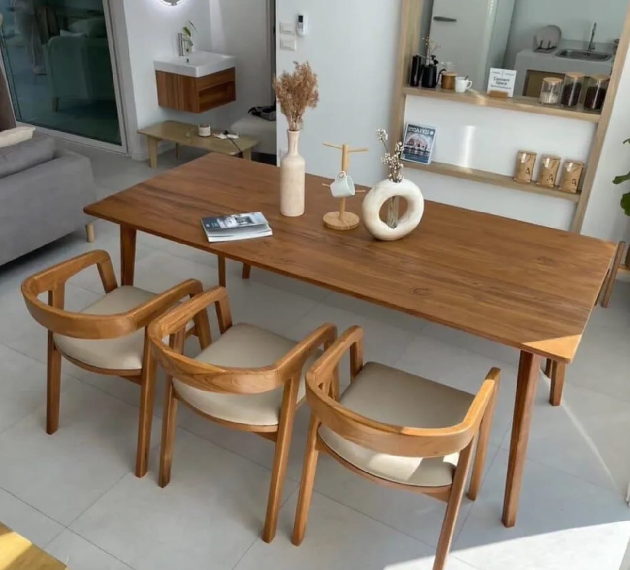 Teak table - 图片 2